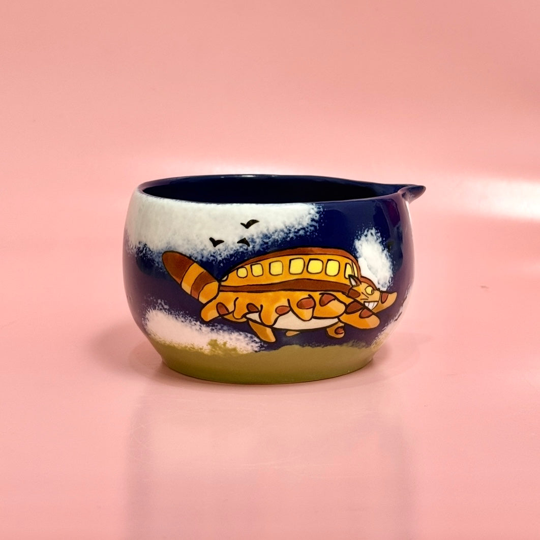 Totoro Flying Matcha Bowl