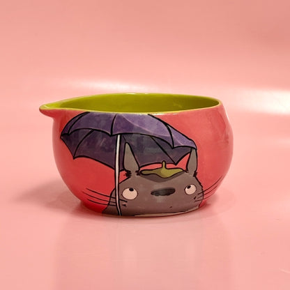 Totoro Umbrella Matcha Bowl